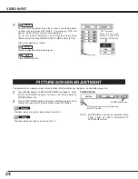 Предварительный просмотр 34 страницы Canon 7355 - LV XGA LCD Projector Owner'S Manual