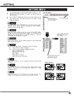 Предварительный просмотр 35 страницы Canon 7355 - LV XGA LCD Projector Owner'S Manual