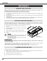 Preview for 40 page of Canon 7355 - LV XGA LCD Projector Owner'S Manual