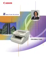 Canon 7580 - DR - Document Scanner Specification предпросмотр