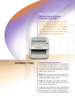 Preview for 2 page of Canon 7580 - DR - Document Scanner Specification