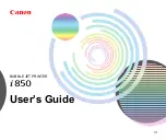 Canon 7820A001 - i 850 Color Inkjet Printer User Manual предпросмотр