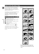 Предварительный просмотр 8 страницы Canon 7920A001 - GL 2 Camcorder Instruction Manual