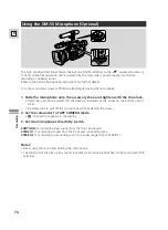 Предварительный просмотр 74 страницы Canon 7920A001 - GL 2 Camcorder Instruction Manual