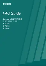 Canon 8705i Faq Manual preview