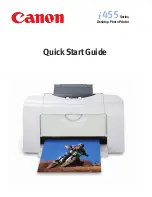 Canon 8996A001 - i 455 Color Inkjet Printer Quick Start Manual preview