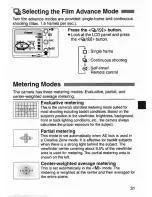 Preview for 31 page of Canon 9113a014 - EOS Rebel K2 SLR Camera Instructions Manual