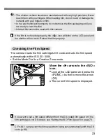 Предварительный просмотр 23 страницы Canon 9353A004 - EOS ELAN 7NE SLR Camera Instructions Manual