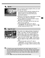 Предварительный просмотр 31 страницы Canon 9353A004 - EOS ELAN 7NE SLR Camera Instructions Manual