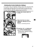 Предварительный просмотр 47 страницы Canon 9353A004 - EOS ELAN 7NE SLR Camera Instructions Manual