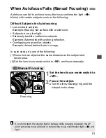 Предварительный просмотр 51 страницы Canon 9353A004 - EOS ELAN 7NE SLR Camera Instructions Manual