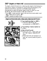 Предварительный просмотр 62 страницы Canon 9353A004 - EOS ELAN 7NE SLR Camera Instructions Manual