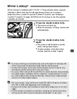 Предварительный просмотр 75 страницы Canon 9353A004 - EOS ELAN 7NE SLR Camera Instructions Manual