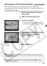 Предварительный просмотр 69 страницы Canon 9442a008 - EOS 20D Digital Camera SLR Instruction Manual