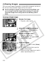 Предварительный просмотр 112 страницы Canon 9442a008 - EOS 20D Digital Camera SLR Instruction Manual