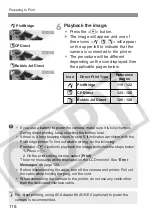 Предварительный просмотр 118 страницы Canon 9442a008 - EOS 20D Digital Camera SLR Instruction Manual