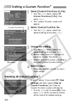 Предварительный просмотр 140 страницы Canon 9442a008 - EOS 20D Digital Camera SLR Instruction Manual