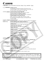 Предварительный просмотр 168 страницы Canon 9442a008 - EOS 20D Digital Camera SLR Instruction Manual