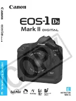 Предварительный просмотр 1 страницы Canon 9443a002 - EOS 1Ds Mark II Digital Camera SLR Instruction Manual