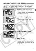 Предварительный просмотр 39 страницы Canon 9443a002 - EOS 1Ds Mark II Digital Camera SLR Instruction Manual