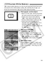 Предварительный просмотр 49 страницы Canon 9443a002 - EOS 1Ds Mark II Digital Camera SLR Instruction Manual