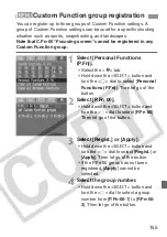 Предварительный просмотр 155 страницы Canon 9443a002 - EOS 1Ds Mark II Digital Camera SLR Instruction Manual