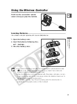 Preview for 19 page of Canon 9540A003 - Optura 400 Camcorder Instruction Manual