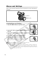 Предварительный просмотр 36 страницы Canon 9540A003 - Optura 400 Camcorder Instruction Manual