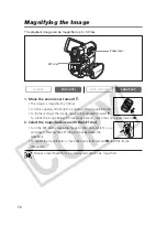 Preview for 70 page of Canon 9540A003 - Optura 400 Camcorder Instruction Manual