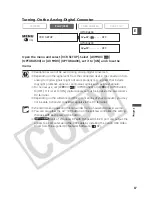 Preview for 87 page of Canon 9540A003 - Optura 400 Camcorder Instruction Manual