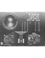 Canon A-1 Instructions Manual preview