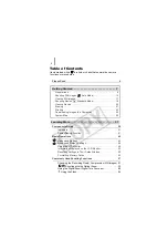 Предварительный просмотр 4 страницы Canon A720 1S User Manual