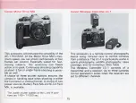 Предварительный просмотр 75 страницы Canon AE-1 Instructions Manual