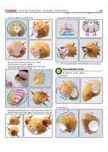 Предварительный просмотр 2 страницы Canon Amerigo Teddy Bear Assembly Instructions