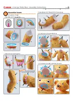 Предварительный просмотр 4 страницы Canon Amerigo Teddy Bear Assembly Instructions