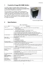 Preview for 6 page of Canon ANELVA M-332MX Operation Manual