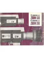 Canon Auto Zoom 518 Instructions Manual предпросмотр