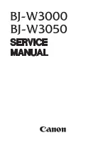 Предварительный просмотр 3 страницы Canon BJ-W3000 Service Manual