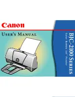 Предварительный просмотр 2 страницы Canon BJC-2100 Series User Manual