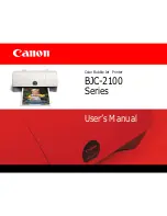 Предварительный просмотр 1 страницы Canon BJC 2110 - Color Inkjet Printer User Manual