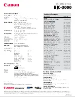 Предварительный просмотр 2 страницы Canon BJC-3000 Series Technical Information