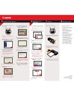 Предварительный просмотр 2 страницы Canon BJC-55 Series Start Here