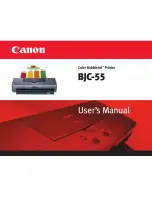 Canon BJC-55 Series User Manual предпросмотр