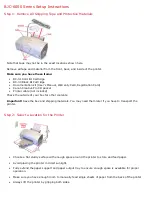 Canon BJC-6000 Series Setup Instructions preview