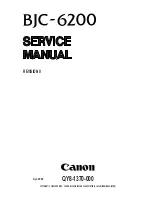 Canon BJC-6200 Service Manual предпросмотр