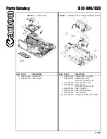 Предварительный просмотр 4 страницы Canon BJC-800 Parts Catalog