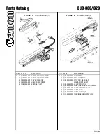 Предварительный просмотр 8 страницы Canon BJC-800 Parts Catalog