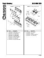 Предварительный просмотр 11 страницы Canon BJC-800 Parts Catalog