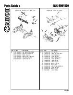 Предварительный просмотр 14 страницы Canon BJC-800 Parts Catalog