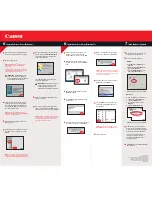 Предварительный просмотр 2 страницы Canon BJC-S200 Setup Instructions